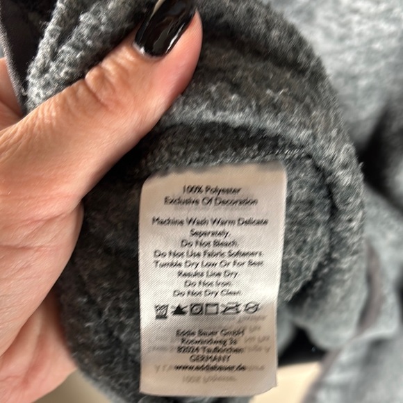 Eddie Bauer > Gray Crew Neck Sweater Extra Large - Picture 7 of 8